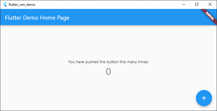 برنامه دمو Flutter با زبان طراحی متریال